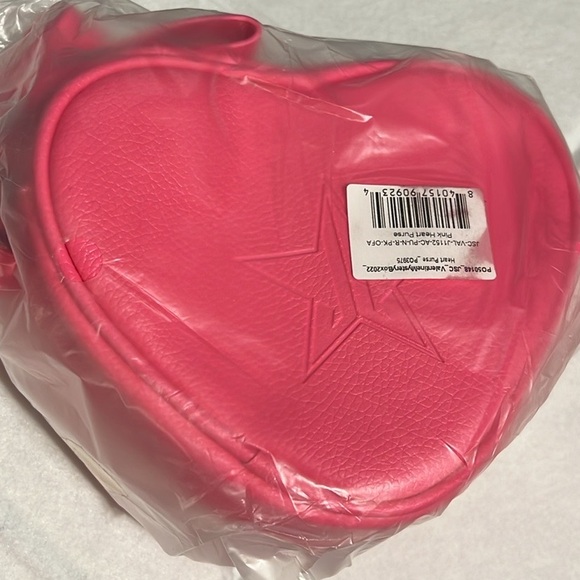 Jeffree Star Pink Heart Bag Purse Crossbody Makeup Box Exclusive NEW - Picture 12 of 12